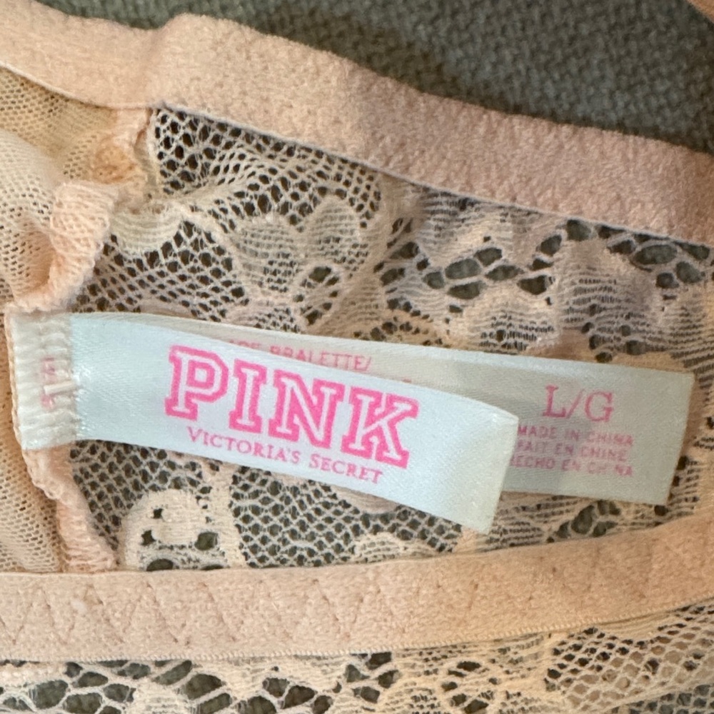 Lace Bralette in Soft Pink - Picture 3 of 3